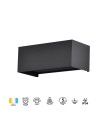 DAVOS * APLIQUE EXTERIOR LED* 4*6W 4000K NEGRO ARENADO